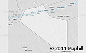 Silver Style 3D Map of Modiakoye