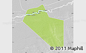 Physical Map of Modiakoye, lighten, desaturated