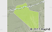 Physical Map of Modiakoye, semi-desaturated