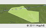 Physical Panoramic Map of Modiakoye, darken