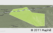 Physical Panoramic Map of Modiakoye, darken, semi-desaturated