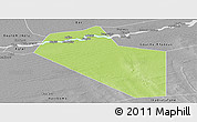 Physical Panoramic Map of Modiakoye, desaturated