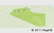 Physical Panoramic Map of Modiakoye, lighten