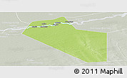 Physical Panoramic Map of Modiakoye, lighten, semi-desaturated