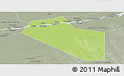 Physical Panoramic Map of Modiakoye, semi-desaturated