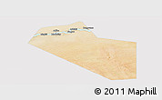 Satellite Panoramic Map of Modiakoye, cropped outside