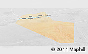 Satellite Panoramic Map of Modiakoye, lighten, desaturated
