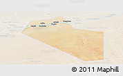 Satellite Panoramic Map of Modiakoye, lighten
