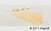 Satellite Panoramic Map of Modiakoye, lighten, semi-desaturated