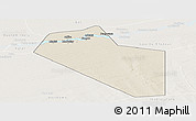 Shaded Relief Panoramic Map of Modiakoye, lighten