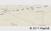 Shaded Relief Panoramic Map of Modiakoye