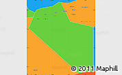 Political Simple Map of Modiakoye