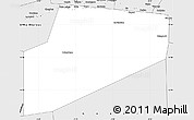 Silver Style Simple Map of Ouinerden