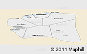 Classic Style Panoramic Map of Gourma-Rharous, single color outside