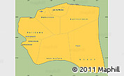 Savanna Style Simple Map of Gourma-Rharous, cropped outside
