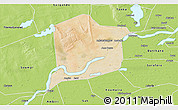 Satellite 3D Map of Nianfuke-Central, physical outside