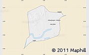 Classic Style Map of Nianfuke-Central, single color outside