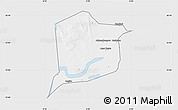 Silver Style Map of Nianfuke-Central, single color outside