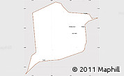Classic Style Simple Map of Nianfuke-Central, cropped outside