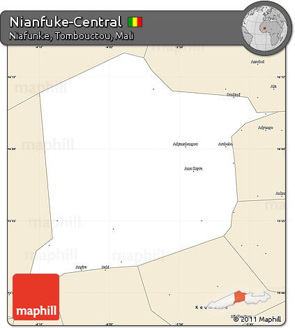 Classic Style Simple Map of Nianfuke-Central