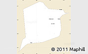 Classic Style Simple Map of Nianfuke-Central, single color outside
