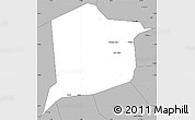 Gray Simple Map of Nianfuke-Central
