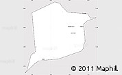 Silver Style Simple Map of Nianfuke-Central, cropped outside