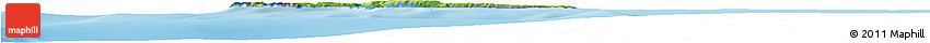 Physical Horizon Map of Malta, satellite outside, shaded relief sea