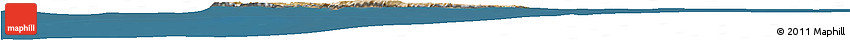 Satellite Horizon Map of Malta, lighten, desaturated, land only