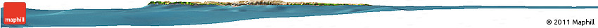 Satellite Horizon Map of Malta, physical outside, satellite sea