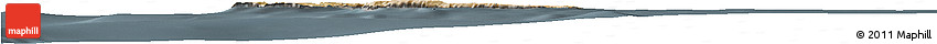 Satellite Horizon Map of Malta, semi-desaturated