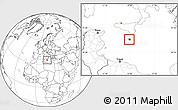 Savanna Style Location Map of Malta, blank outside, hill shading inside