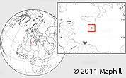 Savanna Style Location Map of Malta, blank outside