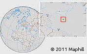Savanna Style Location Map of Malta, lighten, desaturated
