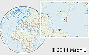 Savanna Style Location Map of Malta, lighten