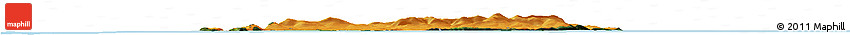 Political Shades Horizon Map of Isle of Man, satellite outside, bathymetry sea