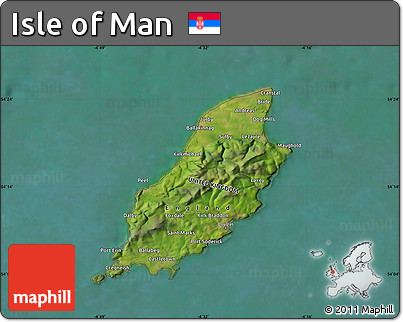 Satellite Map of Isle of Man