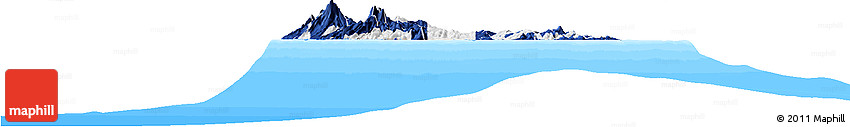 Flag Horizon Map of Martinique, single color outside, bathymetry sea, flag rotated