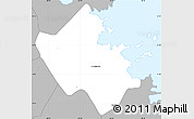Gray Simple Map of Le François