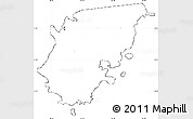 Blank Simple Map of Sainte-Anne, cropped outside