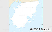 Classic Style Simple Map of Sainte-Anne