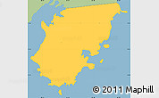Savanna Style Simple Map of Sainte-Anne