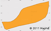 Political Simple Map of L'Ajoupa-Bouillon, cropped outside