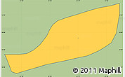 Savanna Style Simple Map of L'Ajoupa-Bouillon, cropped outside