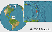 Satellite Location Map of Le Lorrain