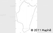 Blank Simple Map of Le Lorrain, cropped outside