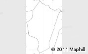 Blank Simple Map of Le Lorrain, no labels