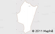 Classic Style Simple Map of Le Lorrain, cropped outside