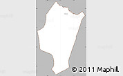 Gray Simple Map of Le Lorrain, cropped outside