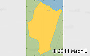 Savanna Style Simple Map of Le Lorrain